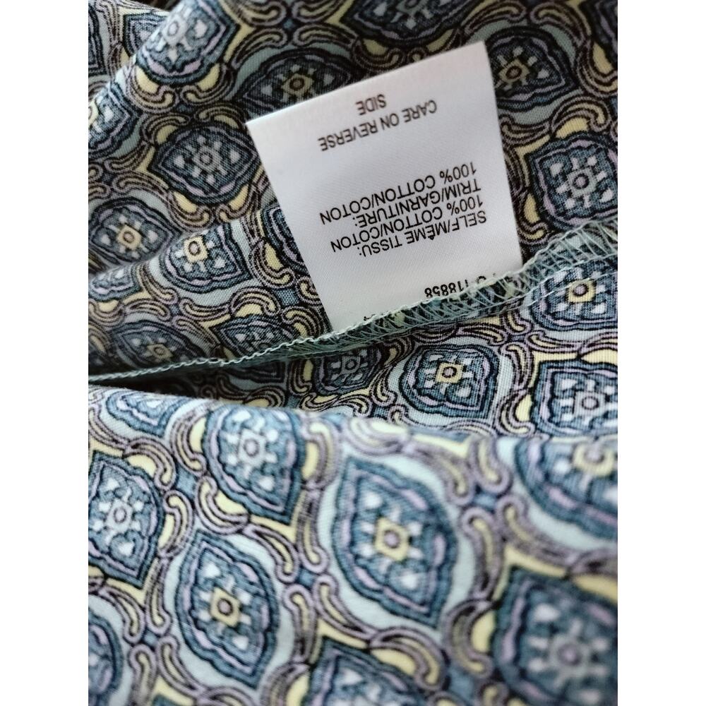 5620)Cinch Woman XL Multicolor Western Button Down No Pocket Performance Shirt - Picture 8 of 9